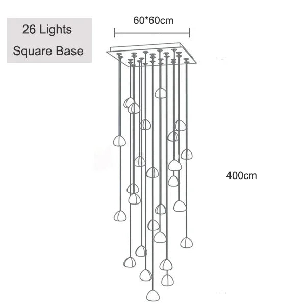 Adjustable Crystal Chandelier Light Pendant for Home and Restaurant Decor – Elegant Clear and Chrome Finish 13