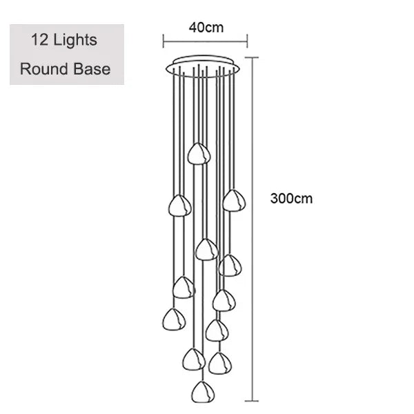 Adjustable Crystal Chandelier Light Pendant for Home and Restaurant Decor – Elegant Clear and Chrome Finish 22