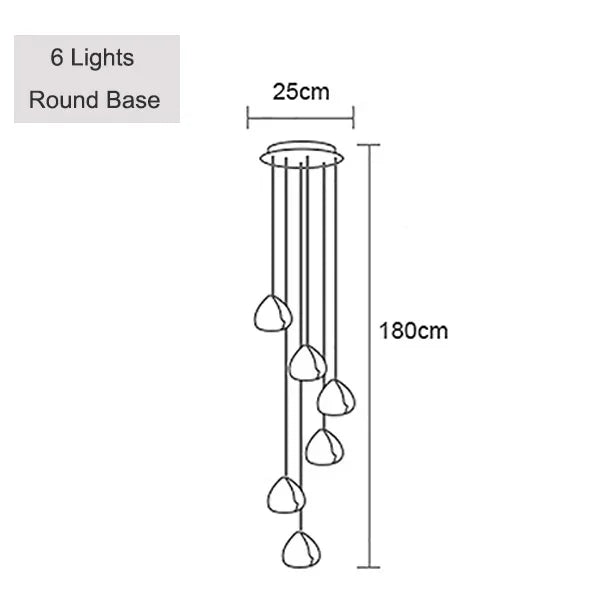Adjustable Crystal Chandelier Light Pendant for Home and Restaurant Decor – Elegant Clear and Chrome Finish 6