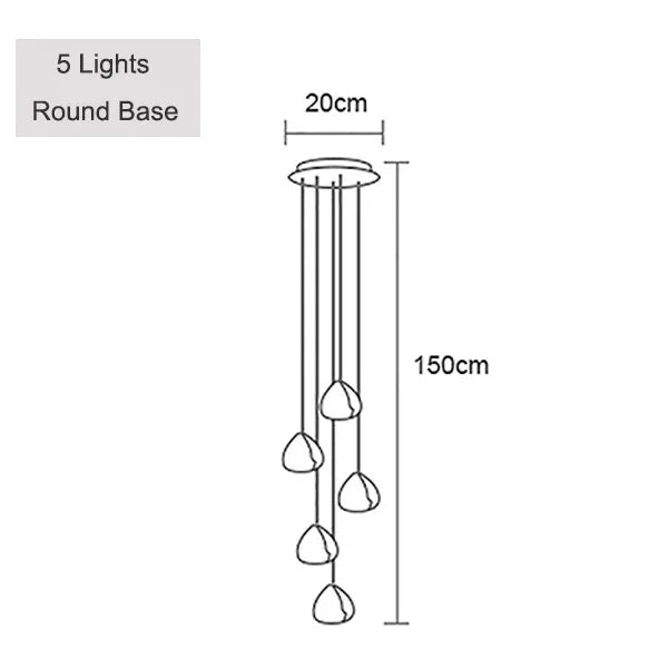 Adjustable Crystal Chandelier Light Pendant for Home and Restaurant Decor – Elegant Clear and Chrome Finish 7