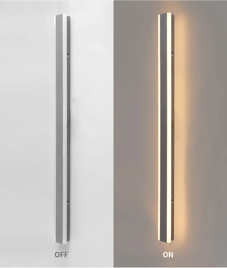 LED Outdoor Wall Lights – Modern Black and Gold Wall Lantern for Garage and Porch, Energy Efficient Exterior Wall Lamp 7