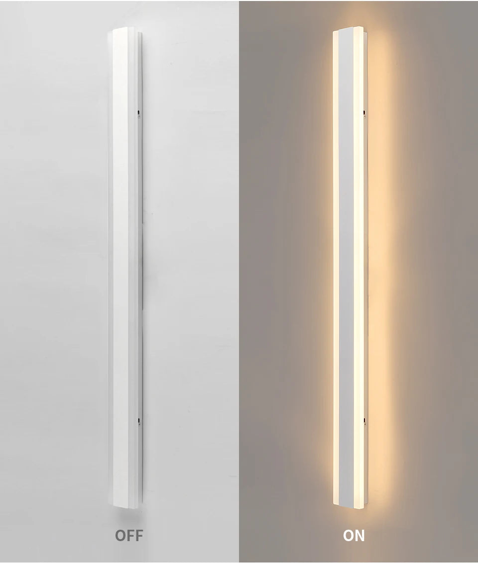 LED Outdoor Wall Lights – Modern Black and Gold Wall Lantern for Garage and Porch, Energy Efficient Exterior Wall Lamp 9