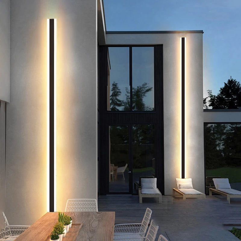 Modern Waterproof Outdoor Wall Lamp – IP65 Aluminum Exterior Wall Light for Garden and Porch 1