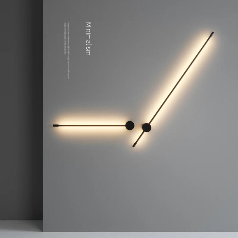 Nordic Minimalist LED Wall Lamp – Modern Wall Sconce Lighting for Living Room and Bedroom, Indoor Wall Lights 2