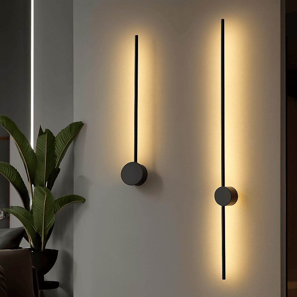Nordic Minimalist LED Wall Lamp – Modern Wall Sconce Lighting for Living Room and Bedroom, Indoor Wall Lights