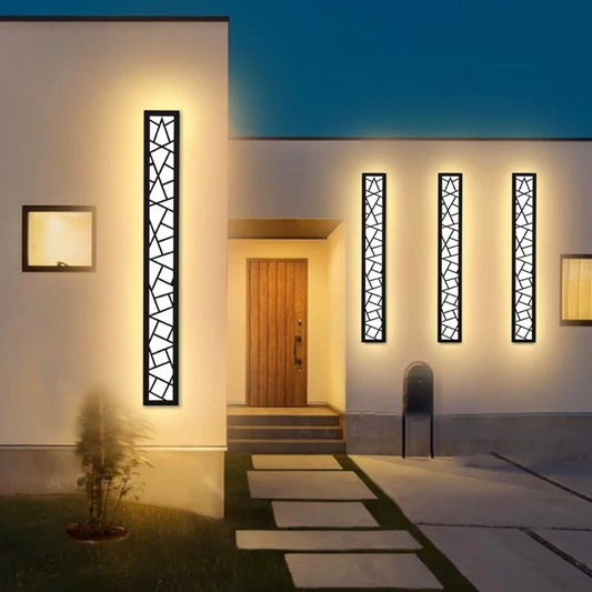 Outdoor Wall Light Fixture – IP65 Waterproof Black Lantern for Gardens and Garages