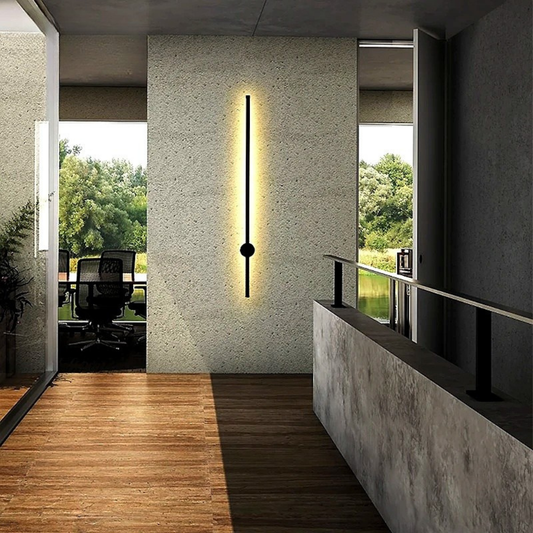 Outdoor Waterproof Wall Sconces, IP65 Linear Wall Lights for Porch and Courtyard, Anti-Rust Design, Multiple Color Temperatures
