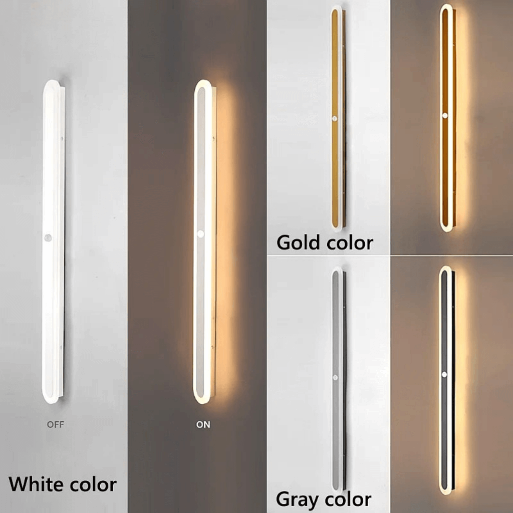 Outdoor Motion Sensor Wall Light - IP65 Waterproof LED Garden Wall Lantern for Villa and Garage
