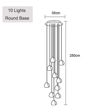 Adjustable Crystal Chandelier Light Pendant for Home and Restaurant Decor – Elegant Clear and Chrome Finish 14