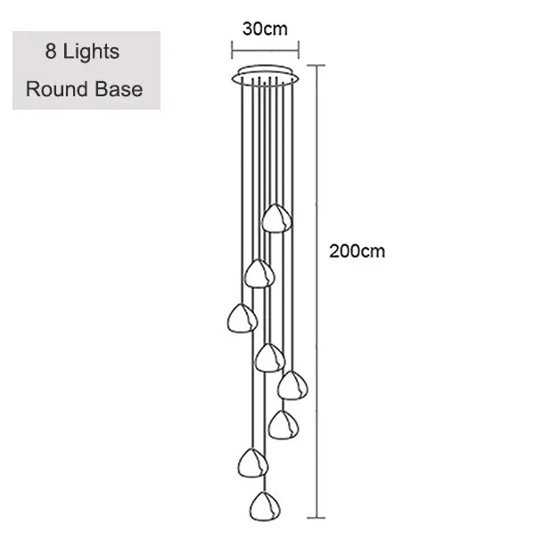 Adjustable Crystal Chandelier Light Pendant for Home and Restaurant Decor – Elegant Clear and Chrome Finish 15