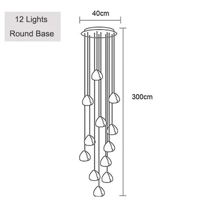 Adjustable Crystal Chandelier Light Pendant for Home and Restaurant Decor – Elegant Clear and Chrome Finish 22