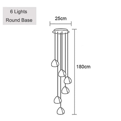 Adjustable Crystal Chandelier Light Pendant for Home and Restaurant Decor – Elegant Clear and Chrome Finish 6