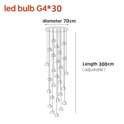 Adjustable Crystal Chandelier Light Pendant for Home and Restaurant Decor – Elegant Clear and Chrome Finish 8