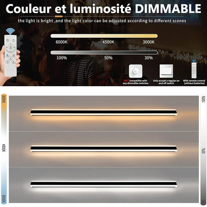 LED Outdoor Wall Lights – Modern Black and Gold Wall Lantern for Garage and Porch, Energy Efficient Exterior Wall Lamp 5
