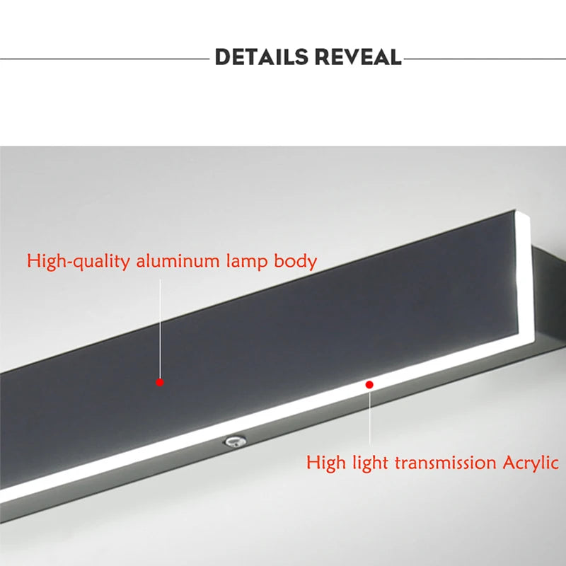 Waterproof LED Outdoor Wall Lamp, IP65 Aluminum Sconce for Garden, Porch, and Exterior Lighting – Modern Design, Energy Efficient 4